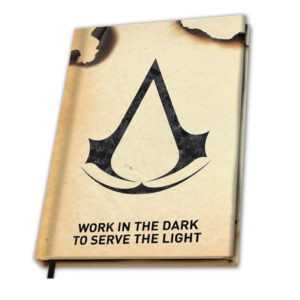 ABY style Zápisník A5 ASSASSIN'S CREED - Work in the dark to serve the light