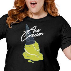 Dámské tričko s potiskem "Ace Cream"