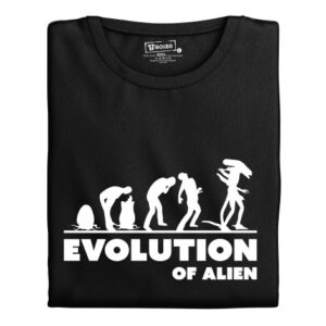 Dámské tričko s potiskem "Evolution of Alien"