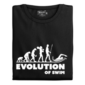 Dámské tričko s potiskem "Evolution of Swim"