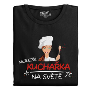 Dámské tričko s potiskem "Nejlepší kuchařka na světě"