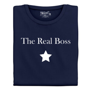 Dámské tričko s potiskem "The Real Boss"