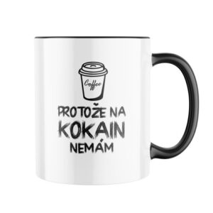 Keramický hrnek s potiskem Piju kafe