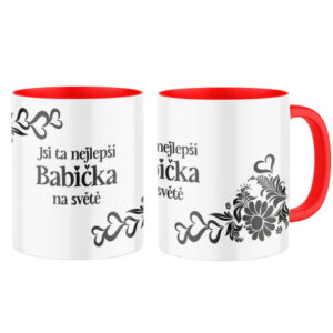 Keramický hrnek s potiskem Si ta nejlepší babička na světě - celopotisk