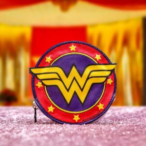 Kulatá peněženka s motivem Wonder Woman