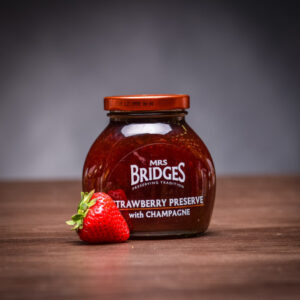 Luxusní džem Mrs. Bridges Strawberry and Champagne 340 g