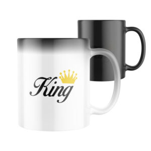Magický keramický hrnek s potiskem King