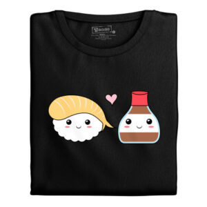 Manboxeo Dámské tričko “Kamarádi sushi a sojovka”