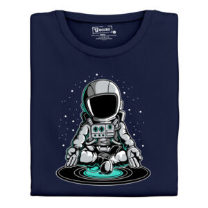Manboxeo Dámské tričko s potiskem “Astronaut na vinylové desce”
