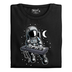 Manboxeo Dámské tričko s potiskem “Astronaut s keyboardem”