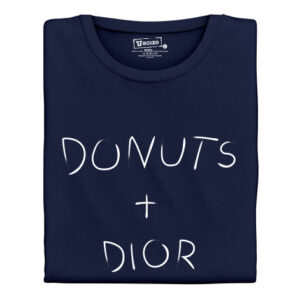 Manboxeo Dámské tričko s potiskem “Donuts + Dior”
