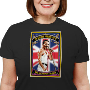 Manboxeo Dámské tričko s potiskem “Freddie Mercury”