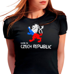 Manboxeo Dámské tričko s potiskem ”Made in Czech Republic”