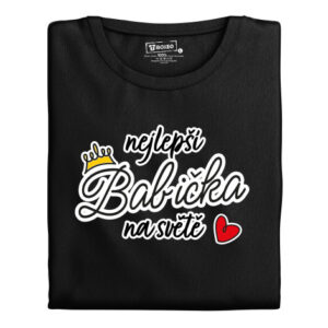 Manboxeo Dámské tričko s potiskem “Nejlepší babička na světě”