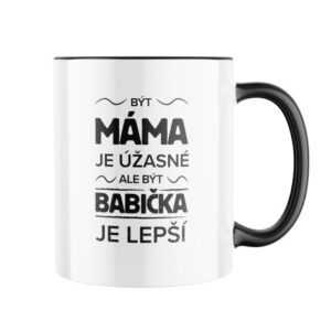 Manboxeo Keramický hrnek s potiskem Být máma je úžasné