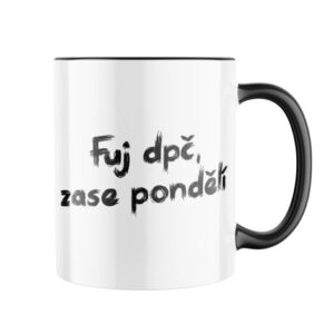 Manboxeo Keramický hrnek s potiskem Fuj dpč