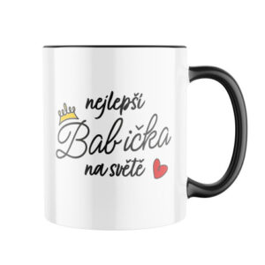 Manboxeo Keramický hrnek s potiskem Nejlepší babička na světě