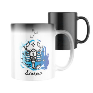Manboxeo Magický hrnek s potiskem znamení Štír 325 ml