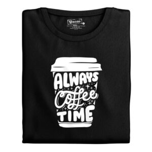 Manboxeo Pánské tričko s potiskem “Always Coffee Time”