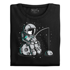 Manboxeo Pánské tričko s potiskem “Astronaut na rybách”