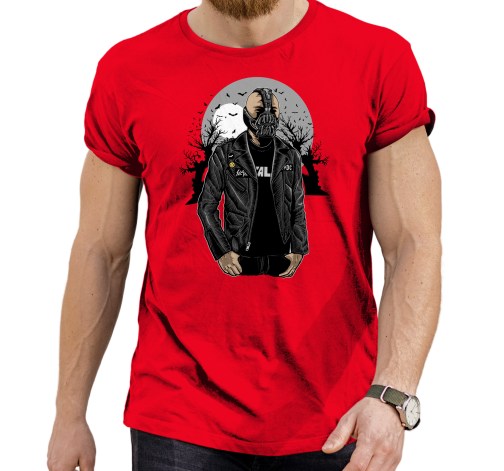 Manboxeo Pánské tričko s potiskem “Bane za úplňku"