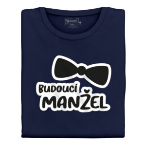 Manboxeo Pánské tričko s potiskem “Budoucí manžel”