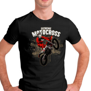 Manboxeo Pánské tričko s potiskem “Extreme Motocross"