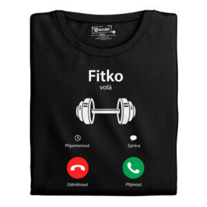 Manboxeo Pánské tričko s potiskem “Fitko volá”