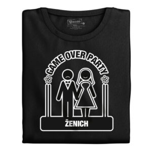 Manboxeo Pánské tričko s potiskem “Game over party – ženich”
