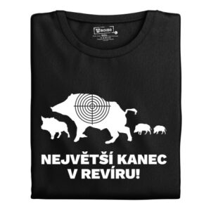 Manboxeo Pánské tričko s potiskem “Největší kanec”