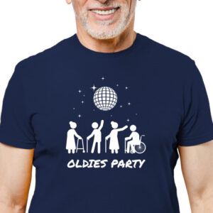 Manboxeo Pánské tričko s potiskem “Oldies party”