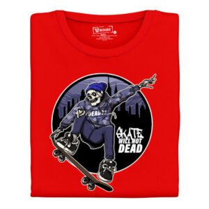 Manboxeo Pánské tričko s potiskem “Skate Will Not Dead"