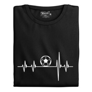 Manboxeo Pánské tričko s potiskem "Srdeční tep Fotbal"