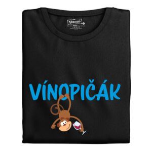 Manboxeo Pánské tričko s potiskem “Vínopičák - červené víno”