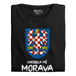 Manboxeo Pánské tričko s potiskem “Vyrobila mě Morava”