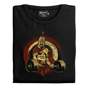 Manboxeo Pánské tričko s potiskem “Vzpěrač ze Sparty”
