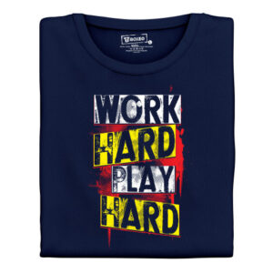 Manboxeo Pánské tričko s potiskem “Work Hard