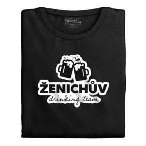 Manboxeo Pánské tričko s potiskem “Ženichův drinking team”