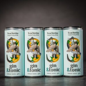 Míchaný nápoj Svachovka Gin Tonic 250 ml 4ks