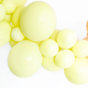 Nafukovací pastelové balónky z latexu - žluté 10 ks