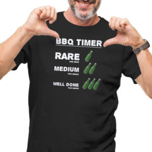 Pánské tričko s potiskem "BBQ Timer"