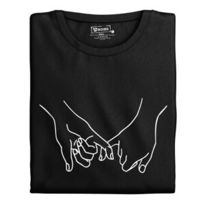Pánské tričko s potiskem “Dotýkající se ruce”