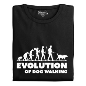 Pánské tričko s potiskem "Evolution of Dog walking"