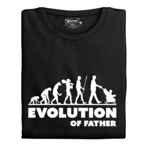 Pánské tričko s potiskem "Evolution of Father"
