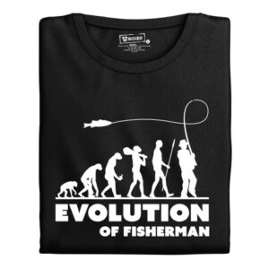 Pánské tričko s potiskem "Evolution of Fisherman"
