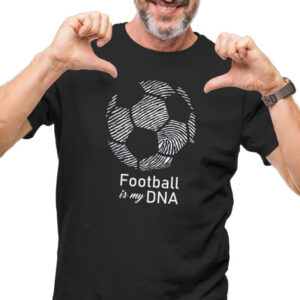 Pánské tričko s potiskem "Football is my DNA"