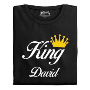Pánské tričko s potiskem “King” s vlastním jménem