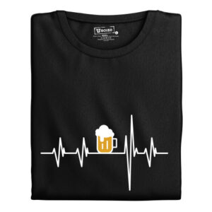 Pánské tričko s potiskem "Srdeční tep Pivo"