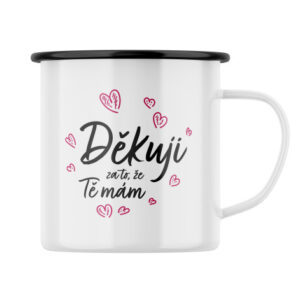 Plecháček s potiskem Děkuju za to