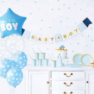 Set dekorací na baby shower - kluk